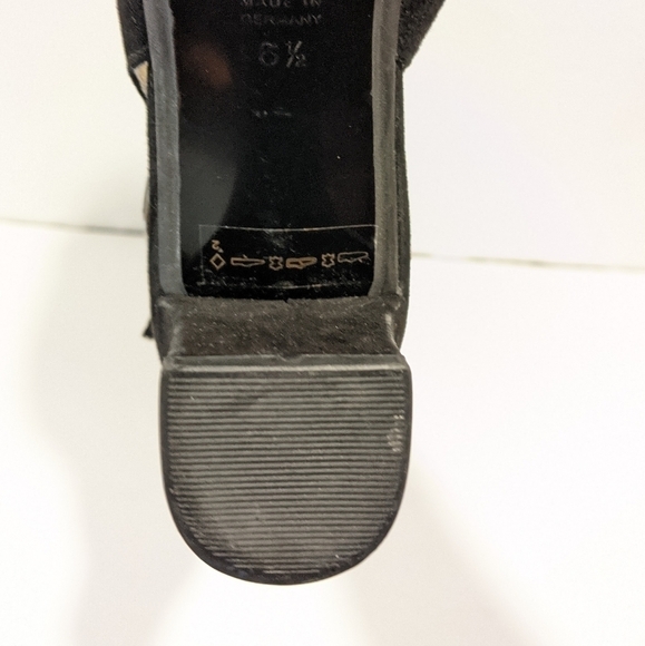 PETER Kaiser black suede sling back heels sz 6.5 - Picture 9 of 16